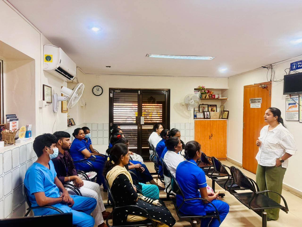 Corporate style training session